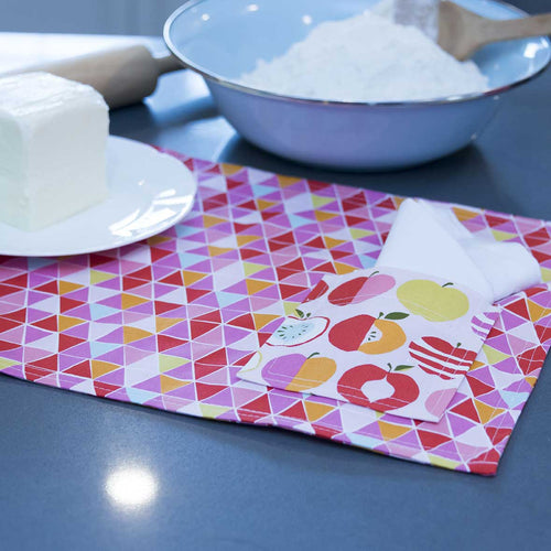 Sparkle Vault Pink Delicious Placemat, Sparkle Vault Placemat, Pink Delicious Placemat