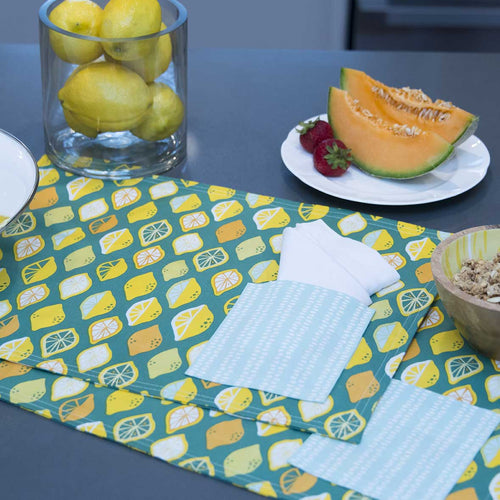 Sparkle Vault Lemon-Lime Placemat, Sparkle Vault Placemat, Lemon-Lime Placement